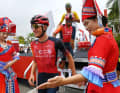 À la fin de l'année, il pouvait à nouveau rire : Après une longue maladie, Leo Hayter a fait son retour dans le peloton pour le Tour de Guangxi.