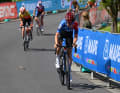 Cecilie Uttrup Ludwig launched an attack on the final climb, but squandered her lead in the final kilometres