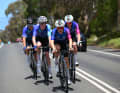 Bestimmt wurde der erste Teil des Rennens von einem australischen Quartett: (v.l.) Zac Marriage, Jackson Medway, Josh Cranage und Dylan Proctor-Parker bestimmten das Geschehen auf den ersten 100 Kilometern.