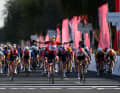 The result was another bunch sprint, which Wiebes again won.