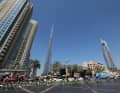 Impressive backdrop: the skyline in Dubai