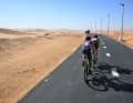 Das Corratec-Duo bekommt maximal rund vier Minuten Vorsprung vom Peloton gewährt. Rund 20 Kilometer vor dem Ziel werden sie eingeholt
