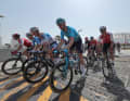 The 6th stage of the UAE Tour began and ended in Abu Dhabi