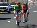 Two breakaways set themselves apart: Mark Stewart (Team Corratec - Vini Fantini) and Harm Vanhoucke (Lotto-Dstny)