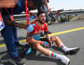 Thomas De Gendt (Lotto-Dstny) stürzt ...