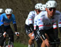 The overall leader Juan Ayuso was always protected by his team-mates