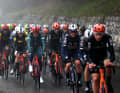 The peloton had already broken up there, after Ineos Grenadiers, Lidl-Trek and Soudal - Quick Step in particular had set the pace at the front.