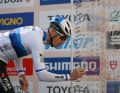 Enrolment control of Christophe Laporte. The European champion will have nothing to do with the outcome of the race later on