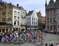 We set off on the almost 200-kilometre course from the Markt in Bruges