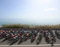 Nous sommes partis de la ville côtière de Mataro par un temps ensoleillé et agréable.