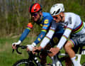 Weltmeister Mathieu van der Poel und Mads Pedersen gingen als Favoriten ins Rennen.