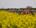 La course féminine de Paris-Roubaix 2024 a débuté à Denain, avec 149 kilomètres de course effrénée.