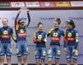 La victoire du jour a été remportée par l'équipe Lidl-Trek, malgré une chute.