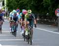 While Ghebreigzabhier was quickly caught, other riders joined Calmejane - Maximilian Schachmann was also in the new leading group