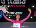 Filippo Fiorelli won both sprint classifications and is therefore the winner of the cyclamen red jersey.