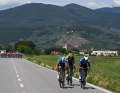 They attacked from the start of the day. Julian Alaphilippe was also one of the early attackers, but was initially caught again, as were Danny van Poppel and Fernando Gaviria.