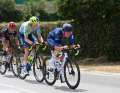 Pendant longtemps, aucun groupe clair n'a pu se détacher, pas même le trio autour d'Enzo Paleni (devant).
