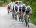 Because Jan Hirt, one of the classification riders, escaped, Bahrain-Victorious didn't want to let the gap in the peloton get too big. They did the chasing work