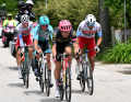 Vier Fahrer bildeten auf der 18. Etappe die Spitzengruppe des Tages, mit dabei: Mikkel Honore (vorne)