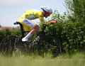 Derek Gee lost his yellow jersey, but still put in a respectable performance.