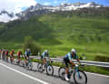 Le col du Gothard lors du Tour de Suisse 2024