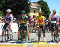 Richard Carapaz was still the overall leader going into the 4th stage, which led over the Col du Galibier