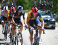At the start of the race, Mads Pedersen went into a breakaway group to win the intermediate sprint early in the race. He made sure that the first few kilometres of the race were very fast-paced