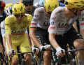 Tadej Pogacar has a quiet day in the yellow jersey.