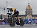 Wout van Aert a su se faire remarquer avec ses roues particulières. Il s'est distingué dans le contre-la-montre et a décroché une médaille.