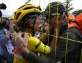 Un bonheur partagé : Niewiadoma et son ami Taylor Phinney, lui-même ancien cycliste professionnel