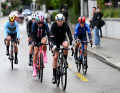 German Liane Lippert (front) showed a strong race at the 2024 World Cycling Championships