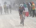 Previously it had been van der Breggen who attacked in the last sector - Le Tolfe - from a leading group of twelve riders.