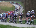 Bien que le peloton n'ait pas vraiment appuyé sur le tempo, la tentative d'échappée a pris fin à 50 kilomètres de l'arrivée.