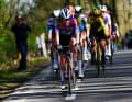 In the peloton, meanwhile, the SD Worx - Protime team managed the pace