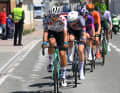 But shortly afterwards, the race got underway. Five riders, including Diego Uriarte, deputy in the mountain jersey, and the only non-Basque Tobias Bayer, set off straight away.