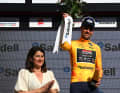 Maximilian Schachmann continues to lead the overall standings after stage 3. The Berlin rider finished third on the stage and had to overcome several difficult phases.