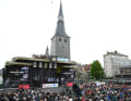 The Flèche Wallonne started in Ciney for the first time.