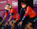 ... which began with bad news. Former Austrian mountain bike world champion Mona Mitterwallner, who had suffered serious injuries to her face in a crash the day before, was still warming up, but then decided not to take part.