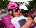 Together with team-mate Mathias Vacek, who led the sprint, he was able to celebrate his second victory on the third day.