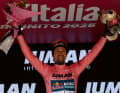 Primoz Roglic (Red Bull - BORA – hansgrohe) übernahm das Rosa Trikot.