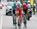 Not much happened on the way. The three breakaway riders Andrea Pietrobon, Manuele Tarozzi and Giosuè Epis, all three from Italy, dominated the day and divided the intermediate classifications between them.