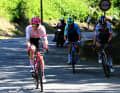 The 28-year-old was one of the first attackers right at the start of the stage with Georg Steinhauser and Jan Tratnik.