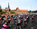 Le peloton en route de Roskilde à Copenhague