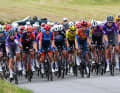 The peloton makes up seconds on the escapees