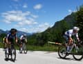 However, the group of the day was formed by others: Lorena Wiebes (r.) set off with Alessia Vigilia, Eleonora Gasparrini and Lieke Nooijen (in the background) to dominate the stage until the finale. Their lead was a maximum of three and a half minutes.