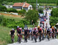 The finale opened at the Muro di Ca' del Poggio 40 kilometres before the finish. The peloton was sorted out for the first time on the climb, which was up to 19 per cent steep. However, none of the favourites showed any weakness.