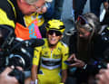 Pauline Ferrand-Prevot (Visma | Lease a Bike) célèbre sa victoire dans le Tour de France Femmes.