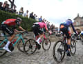 The infamous Muur van Geraardsbergen was part of the stage 3 profile.