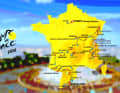 The route of the Tour de France 2026 on the map