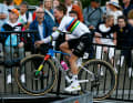 Magdeleine Vallieres rode the new Cannondale like her team-mates on all stages in Australia.
